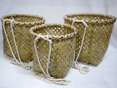 竹 腰かご